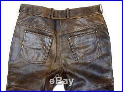 vintage leather pants mens