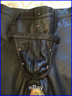 leather pants with codpiece