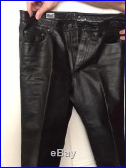 lined leather pants