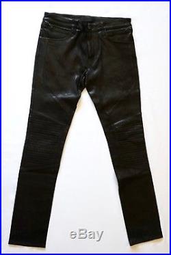 $1,199 J BRAND Mens Moto Skinny Leather Pants NEWith