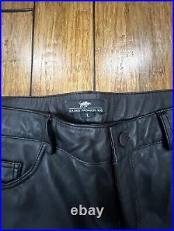 100% Genuine Lambskin Leather Pants