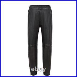 100% Genuine Leather Pants For Men With Hook & Loop Closer