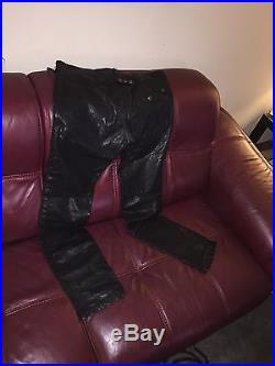 1100$ diesel leather pants Skinny Slil Low Waist Mens Sz 30 31 Thanez Thavar