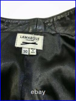 $1298 Designer LAMARQUE Men's Runway Diesel Dsquared2 Cargo Leather Pants 30