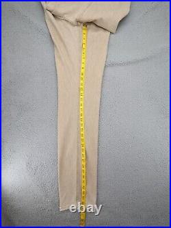 $198 Peter Millar Pants Mens 42W 36L Wayfare Beige Leather Badge logo 42x36