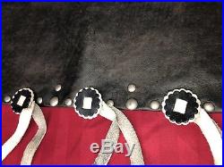 2009 $1500 RRL Ralph Lauren Double RL 2008 Collection Leather JEAN Pant 32 X 32