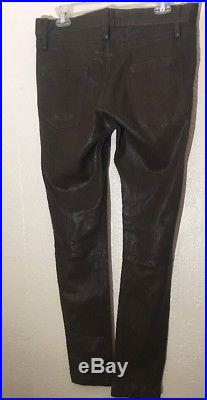 $3,400 Ann Demeulemeester brand new mens glove soft leather pants M