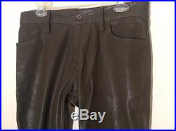 $3,400 Ann Demeulemeester brand new mens glove soft leather pants M