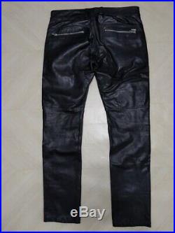 (32) Men's leather pants / biker's jeans DIESEL P-Hermas