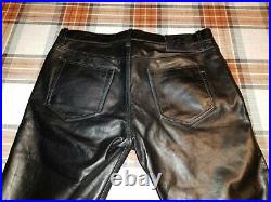424 On Fairfax 2pac Collection Mens Leather Pants Size Large