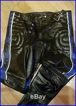 665 Gay Leather Classic Moto Pant W 32 X L 32 GAY MENS LEATHER PANT