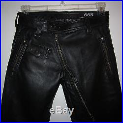 665 Leather Men’s Black Pants 30 x 30. Fetish Wear Hollywood Mr S ...