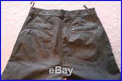 $800 DKNY Quilted Leather Moto Pants, men, 34