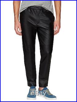 $895 BNWT Theory Black Leather Pants Men Size 31 Syndicate Leather