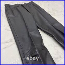 A. A. R YOHJI YAMAMOTO Vintage Cowhide Leather Pants 90s Black Size M from japan