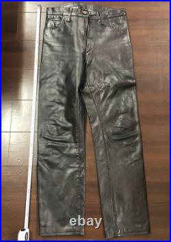 AERO LEATHER Leather pants size 30 black vintage