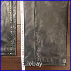 AERO LEATHER Leather pants size 30 black vintage