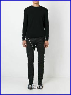 AUTHENTIC RUNWAY SS15 Rick Owens Asymmetrical Zippered Leather Pants Large