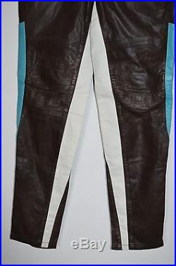 AWESOME BRAND NEW Diesel Mens Distressed slim fit leather trousers 28