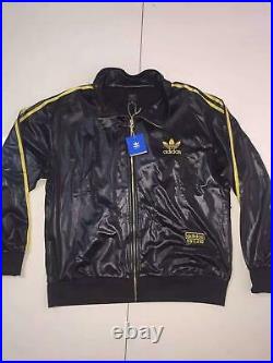 Adidas Originals Chile 62 Track Top Pants Jacket Suit Leather Look Mens Set