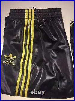 Adidas Originals Chile 62 Track Top Pants Jacket Suit Leather Look Mens Set