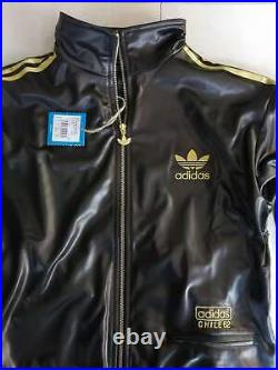 Adidas Originals Chile 62 Tracksuit Top Pants Jacket Suit Leather Look Mens Set