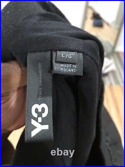 Adidas Y-3 Leather Lambskin Joggers Sz L