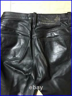 Aero leather pants 28インチ - パンツ