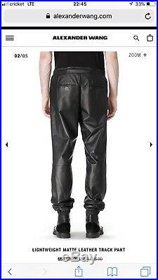 Alexander Wang Leather Track Pant