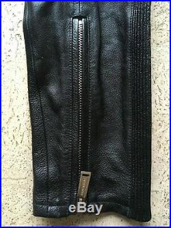 Awesome! Dsquared2 Leather Moto Pants Nice Soft Leather Mens 46