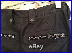BELSTAFF Telford Biker Leather Men's Trousers Pants Size 44