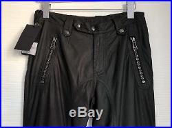 BELSTAFF Telford Biker Suede/Leather Men's Trousers Pants UK 28 RRP£1995$ NEW