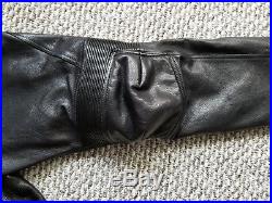 Balenciaga Mens Leather Motorcycle Pants