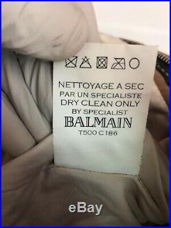 Balmain Biker Leather Pants %100 Lambskin 52. Rare Piece. Retail Price $1,020