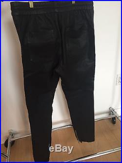 Balmain x HM Men's Leather Pants Size L