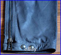 Belstaff Men TELFORD Trousers Leather Brown size 50 UK 34 L 36