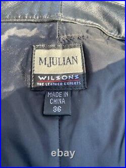 Black Leather Pants (36 waist 32 inseem) M Julian Wilsons Leather Experts
