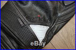 Black Thick Leather HEIN GERICKE Biker Racing Armour Men's Pants Size W 34 L 30