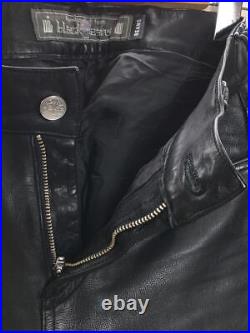 Blackmeans BEAMS Pants leather black Used