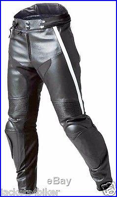 Bmw Mens Racing Biker Pant Motorcycle Leather Trouser Motorbike Leather ...