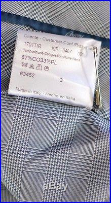 Brioni Mens Moena Leather Detail Velvet Dress Pants Size 44 US / 60EU NEW $600