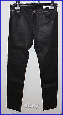CLOSED Men's Lamb Leather Pants SSense Size 30 Rick Owens Saint Laurent Balmain