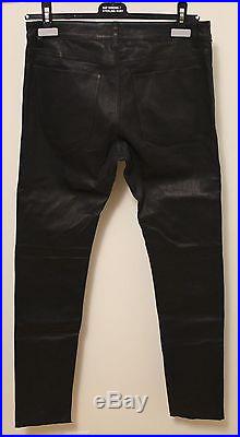 CLOSED Men's Lamb Leather Pants SSense Size 30 Rick Owens Saint Laurent Balmain