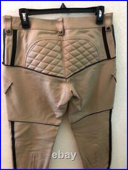 Chez Priape Leather CHP Pants size 31 Military Tan Mr S Leather Folsom Gay Mr B