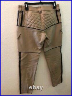 Chez Priape Leather CHP Pants size 31 Military Tan Mr S Leather Folsom Gay Mr B