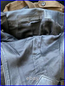 Chrome Hearts Full Leather Overalls Jacket & Pants $25K M L