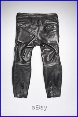Classic Mens VANSON LEATHERS Motorcycle Pants XL in Black Leather
