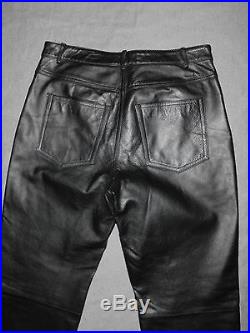 Colebrook. Men's Leather Pants, Size 33 X 33