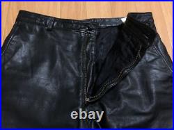 Comme Des Garcons Homme Initial Leather Pants Vintage Cowhide Hp05025 Size L