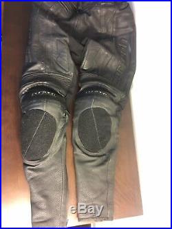 Cortech Black Mens Latigo Perforated Leather Motorcycle Pants Large ...